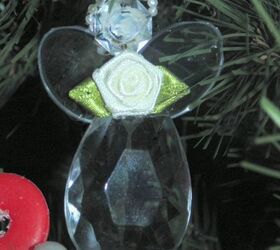 repurposed chandelier crystal angel ornaments