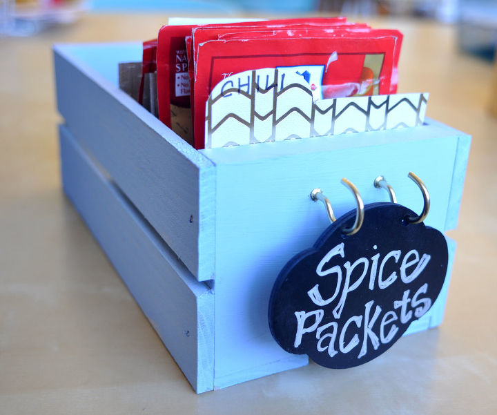 s the newest diy space saving storage ideas to keep your home organized, Simple Spice Packet Organizer