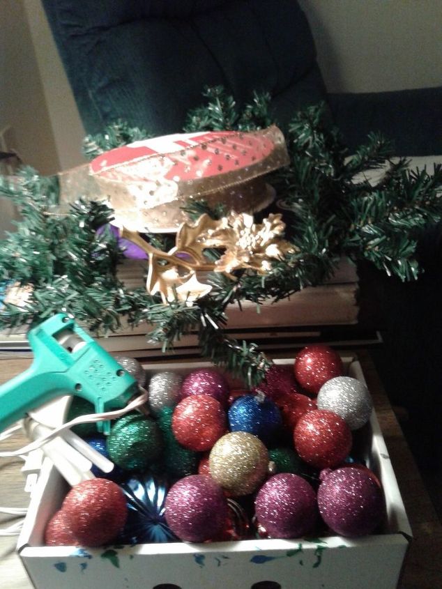 my leftover christmas wreath