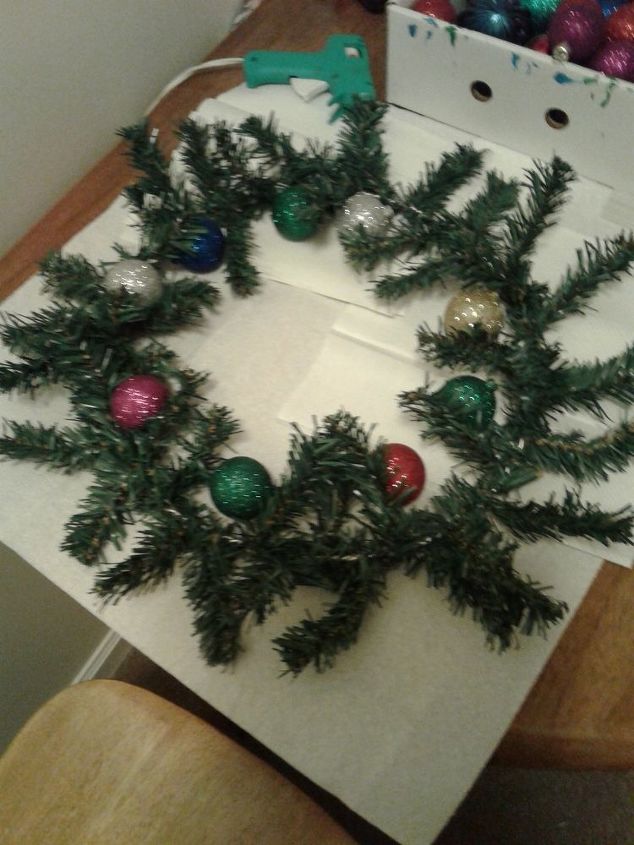 my leftover christmas wreath