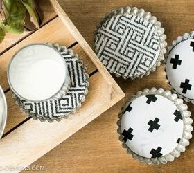 30 creative ways to repurpose baking pans, Turn tart tins into coasters
