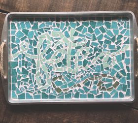 30 creative ways to repurpose baking pans, Or make a stunning mosaic serving tray