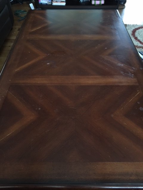 q how would you refinish a table that is veneer