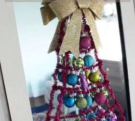 diy clothes hanger christmas tree