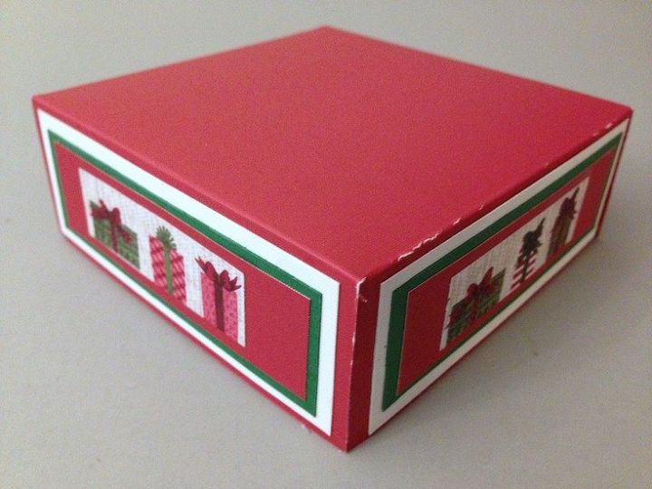 cmo hacer una caja de tarjetas de explosin de navidad