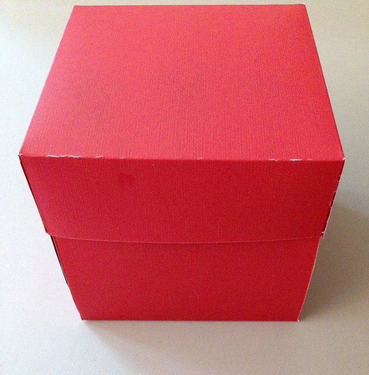 how to make a christmas explosion card box