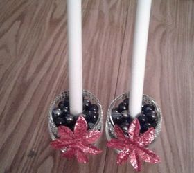 dollar tree candles, The pair of candles with holders