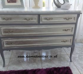 how to use silver wax on painted furniture, AFTER with Silver Wax