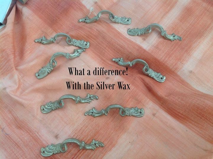 how to use silver wax on painted furniture