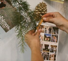 easy holiday card display