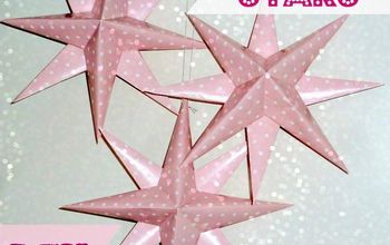 Cómo hacer una glamurosa decoración de estrellas de papel (sin coste) para tu fiesta