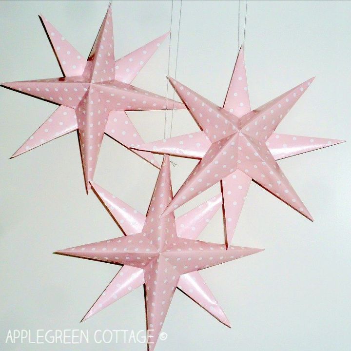 how to make glamorous zero cost paper star decoration for your party