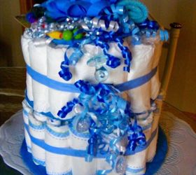 Two tier best sale diaper cake