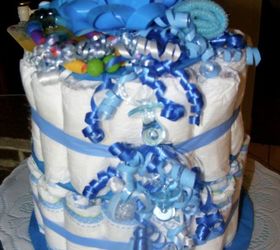 Lovely Five Tier Diaper Cake - You really should take a look at this beauty!