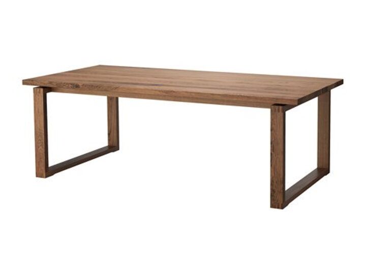 q what stain used on morbylanga ikea bench please help me