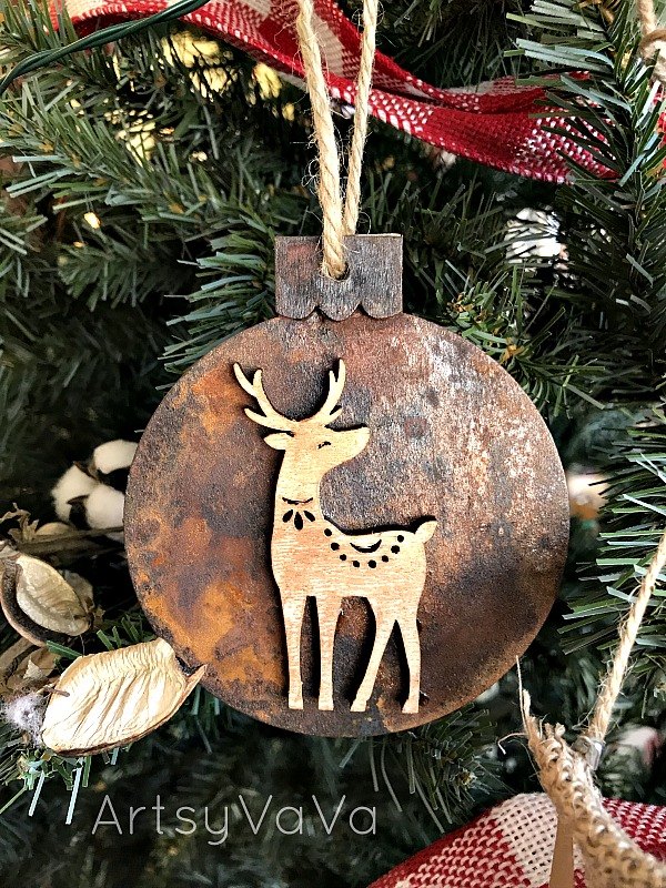 diy rust ic ornaments