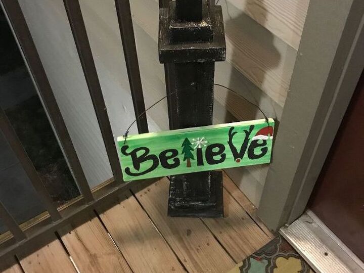 q distressed painting