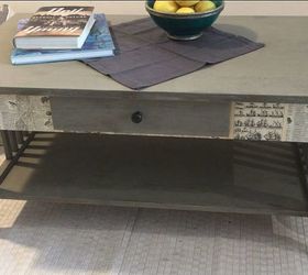 shabby chic coffee table makeover