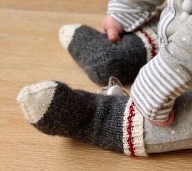 mini adornos para el rbol de calcetines para la primera navidad del beb, Escoge los calcetines que realmente usa el beb