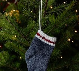 Mini adornos para el árbol de calcetines para la primera Navidad del bebé