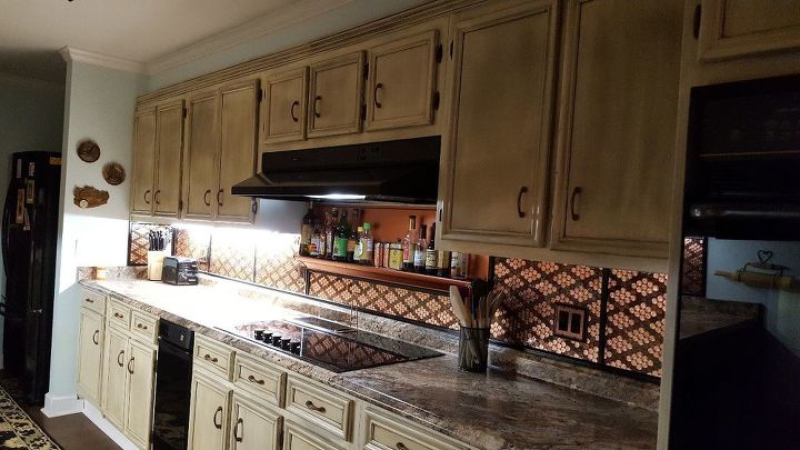 Diy Penny Backsplash Hometalk