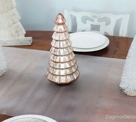make this pretty winter tablescape with this ikea hack