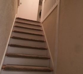 how to add a handrail to a narrow staircase