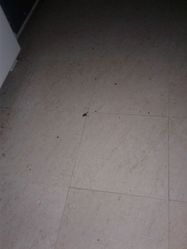 q what to do if my floor tiles from dollar store are getting wrecked