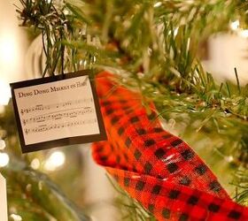 christmas carol sheet music ornaments