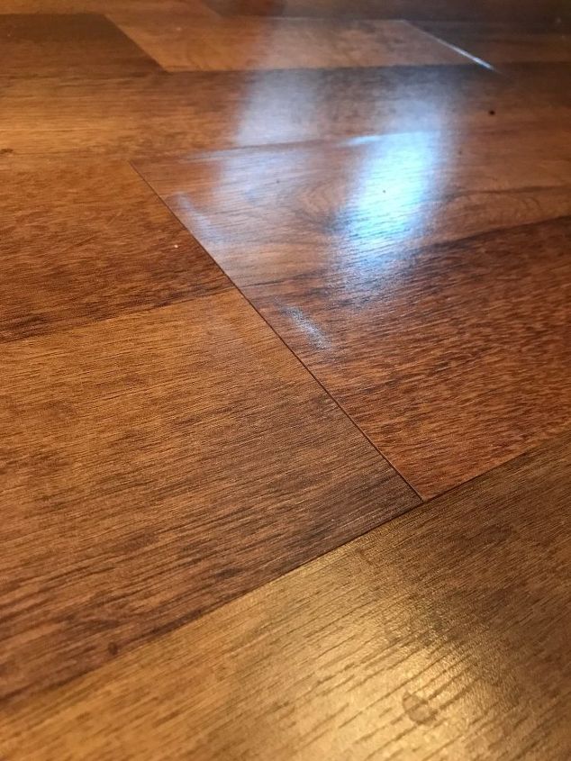 q any ideas for making a laminate wood floor look better
