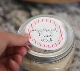 crafters peppermint hand scrub