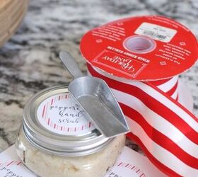 crafters peppermint hand scrub