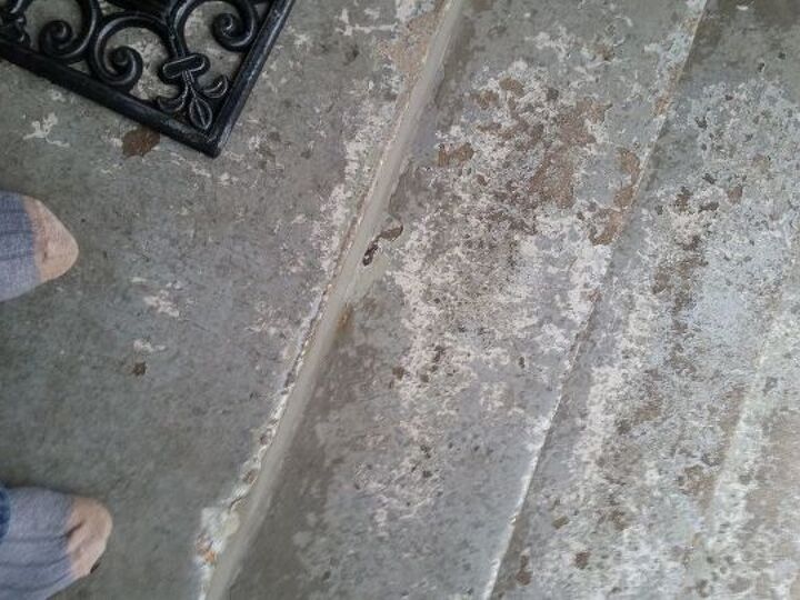 q whats the best way to remove layers of paint from concrete steps