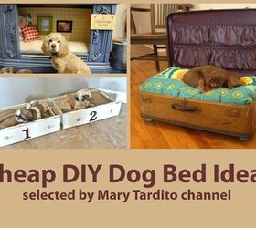 how to make a tire dog bed