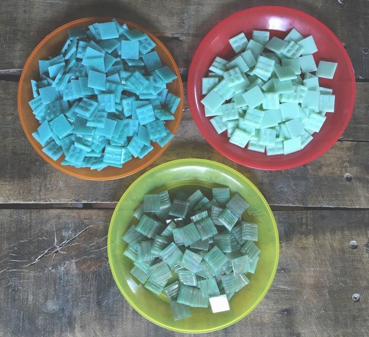 s 3 great projects to flip your cookie sheet pans, Step 2 Separate the tiles into colors