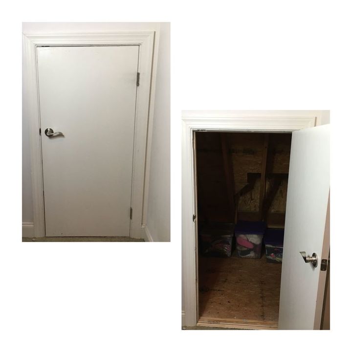 insulating an crawl space attic door