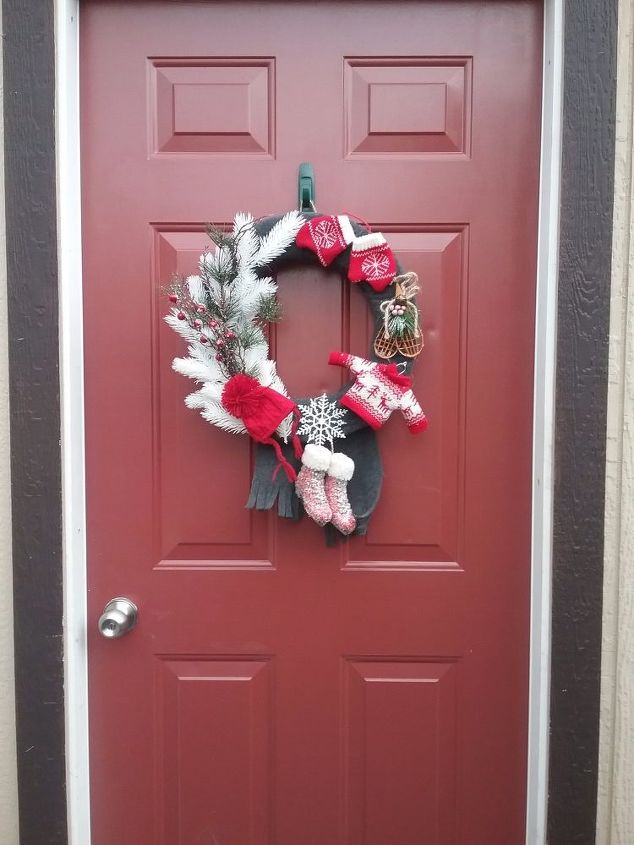 classic canadian winter wreath