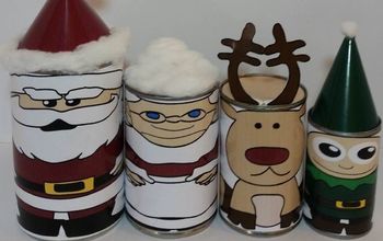  Tutorial fácil de bonecas de lata para decoração de natal de última hora