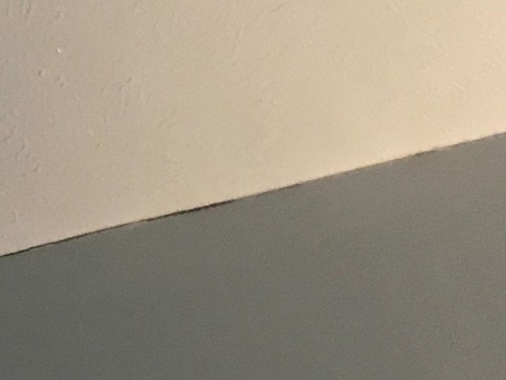 where my wall meets my ceiling theres a crack how can i fix this