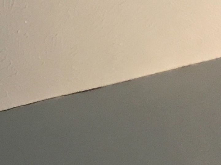 where my wall meets my ceiling theres a crack how can i fix this