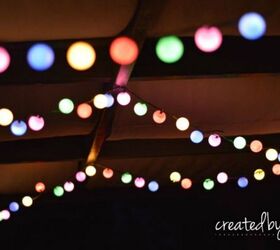 15 unexpected ways use christmas lights in your home, Make colorful globes with ping pong balls