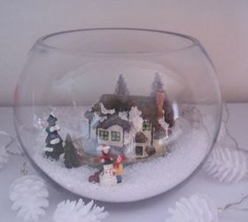 Winter Scene in a Fish Bowl
