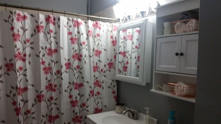 small bathroom remodel for less than 300