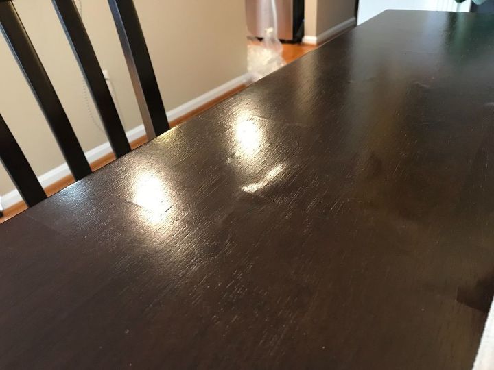 Remove Bubbles In The Table Top, How To Fix Bubbled Up Vinyl Flooring