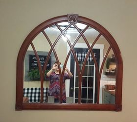 update an older cathedral arch mirror