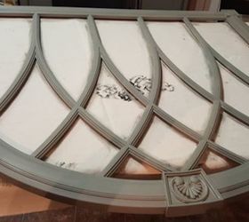 update an older cathedral arch mirror, Full coverage in one coat