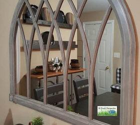 update an older cathedral arch mirror