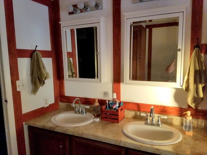 Cabin Log Style Bathroom | Hometalk