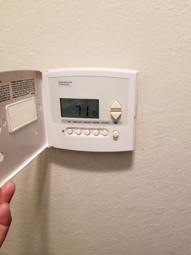 q how do i change a furnace thermostat