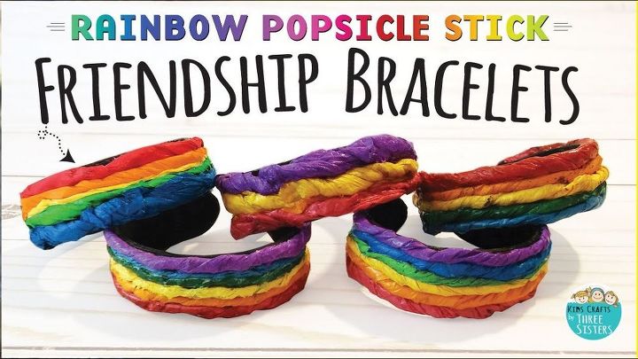hometalk s top 20 diy crafts for kids, Popsicle Stick Friendship Bracelets